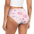 thumbnail image 6 of Women's Underwear Pink Basketballs and Footballs Hipster Panties Underwear for women, XX-Large, 6 of 9
