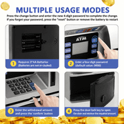 Piggy Bank for Kids – ATM Piggy Bank with Debit Card, Bill Feeder & Coin Recognition – Digital Savings Box with Balance Calculator – Fun Money Learning Toy for Boys & Girls 3+