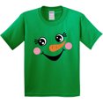 thumbnail image 3 of Inktastic Cute Snowman Girl Face Youth T-Shirt, 3 of 5