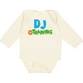 thumbnail image 3 of Inktastic DJ in Training Boys or Girls Long Sleeve Baby Bodysuit, 3 of 5