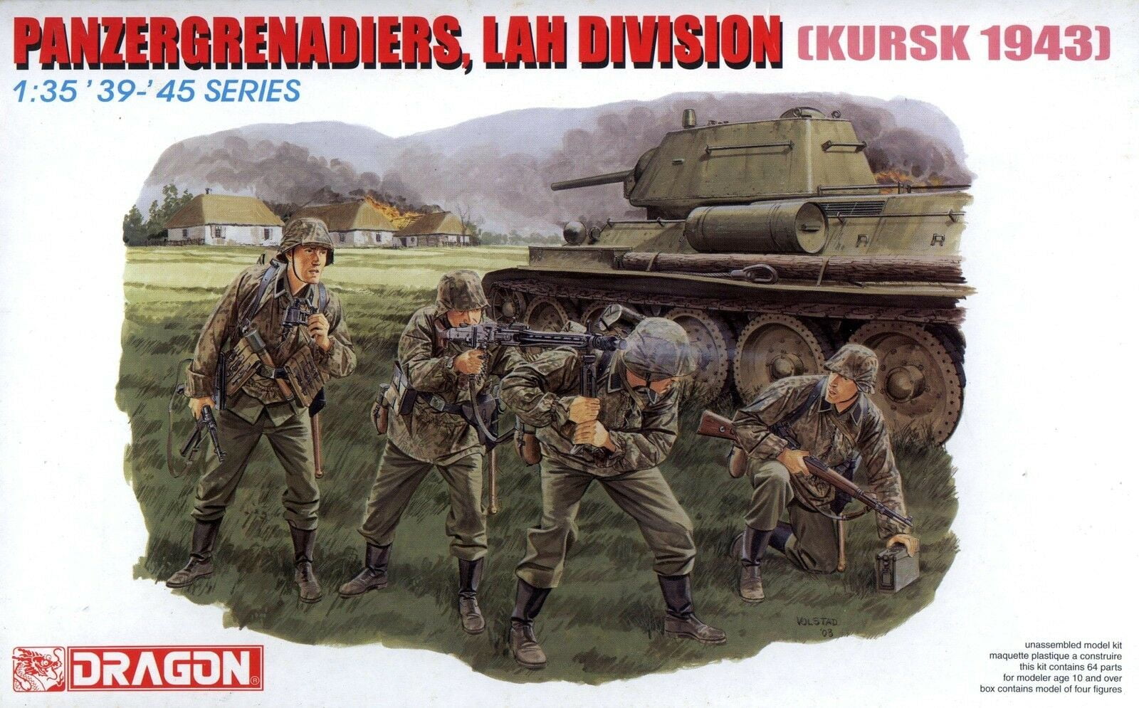 Dragon 6159 Panzergrenadiers LAH Division Kursk 1943 1/35 Scale Model