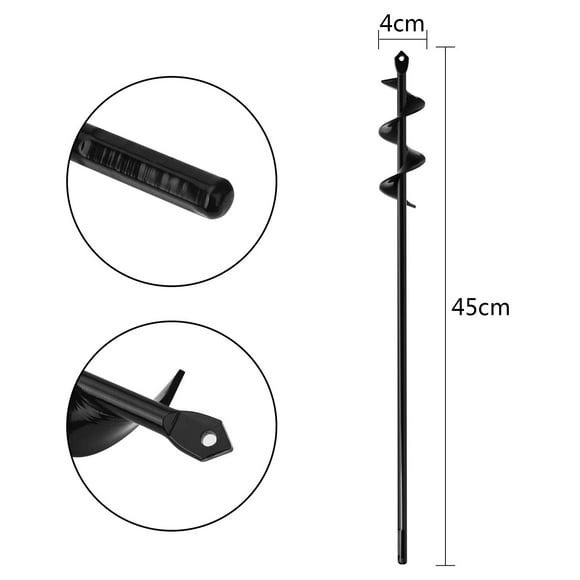 Save Your Back with the Garden Plant Flower Bulb Auger, Rapid Planter for Easy Gardening, Built to Last, Multifaceted Tool for All Soil Types, Ready for Cordless Drill Use