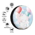 thumbnail image 5 of Bingfone Cute Elephant Spare Tire Cover Weatherproof Universal Wheel Protectors For Rv Camper Travel Trailer Suv Truck 16 Inch, 5 of 9