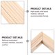thumbnail image 3 of 8 tiras de madera maciza para marcos de fotos, marcos de lona para bricolaje para el hogar (40 cm y 50 cm), 3 of 7
