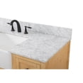 thumbnail image 6 of Elegant Decor Franklin 48" Aluminum MDF Single Bathroom Vanity in Natural Wood, 6 of 15