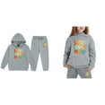 thumbnail image 3 of KidS Girls Trust in the Lord Hoodies Long Sleeve Oversize Pullover and Jogger Sweatpants 2 Piece Fall Winter Clothes Crop Tops Winter Clothes 4-5 Years Cute&nbsp;Boys Girls&nbsp;Clothing, 3 of 5
