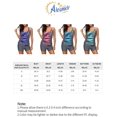 thumbnail image 5 of Womens Printed Strappy Racerback Tankini Swim Top No Bottom S - XXXL, 5 of 5