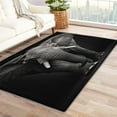 thumbnail image 1 of Elephant Rugs for Living Room - 3x4Elephant Rug - Black and White Wildlife Area Rug - African Wild Animal Rugs - Boys Modern Carpet, 1 of 1