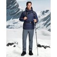 thumbnail image 3 of Men Down Puffer Jacket Pioneer Camp 650 Fill Packable Hooded, 3 of 6