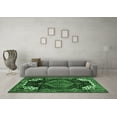 thumbnail image 3 of Ahgly Company Indoor Square Persian Emerald Green Traditional Area Rugs, 7' Square, 3 of 4