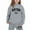 Grey, variant on Tiijoy Girls Sweat Suit New York Print Hoodie and Sweatpants Outfits, 2-Piece, Sizes 3-4T