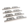 thumbnail image 3 of 4 Uds. Cubiertas para espacios de estufa de acero inoxidable entre la estufa y la encimera, relleno de huecos lateral para horno resistente, retráctil, 3 of 8