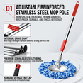 thumbnail image 2 of TRBCREATION Microfiber Spin Mop, Bucket Floor Cleaning System, Rotating Mop for Tile, Hardwood, Laminate, 2 of 11