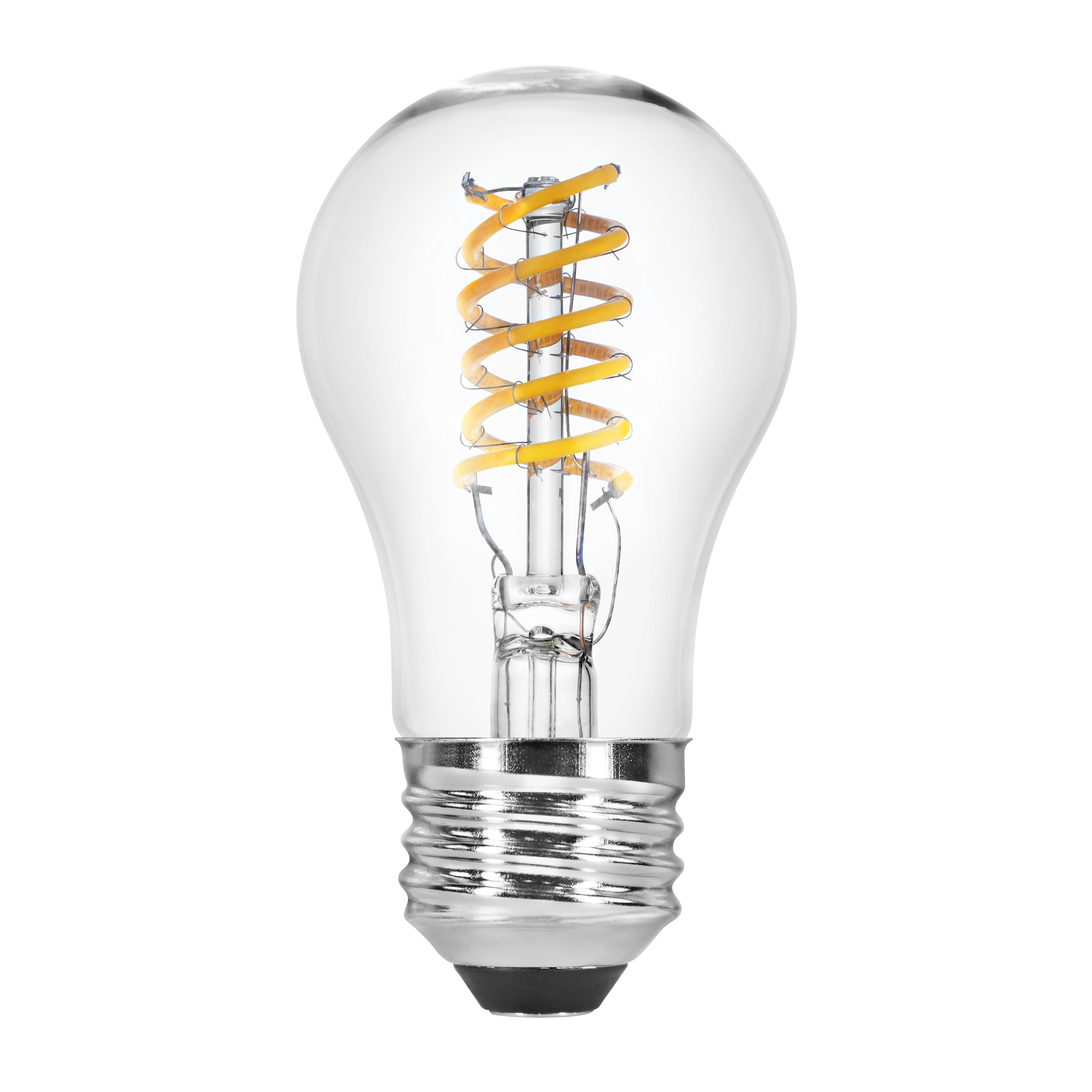 (2 pack) Better Homes & Gardens A15 Vintage LED Light Bulb, 40 Watts, Soft White Filament, E26, Dim, 2 Pk