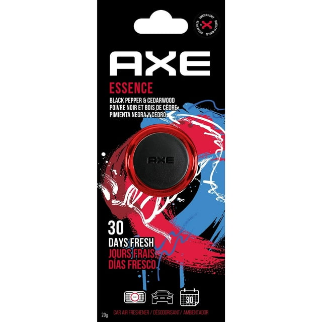 Aromatizante Axe Mini Vent Clip Aroma Essence COCHE CASA negro