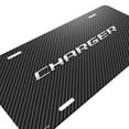 thumbnail image 3 of Dodge Charger Carbon Fiber Look Graphic Aluminum License Plate, 3 of 5