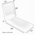 thumbnail image 3 of Sorra Home Shadow Outdoor/Indoor Chaise Lounge Cushion 78 in x 21 in x 3 in, 3 of 3