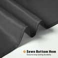 4 Pack Dark Drey Fabric Shower Curtain Liner 72" W x 72" H, Simple