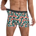 thumbnail image 3 of Men's Boxer Briefs, Circular Pattern Camouflage Soft Comfy Mens Underwear Boxer Briefs Breathable With Widen Waist, 3 of 7