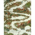 thumbnail image 1 of Ahgly Company Indoor Rectangle Abstract Green Abstract Area Rugs, 8' x 12', 1 of 6