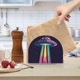 thumbnail image 2 of Yayeee Napkin Holder for Table Kitchen Paper Tissue Organization, Purple UFO, 2 of 8