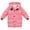 Pink, variant on Lindreshi Toddler Girl Coats and Jackets Thicken Warm Kids Down Coat Winter Hooded Long Boys Girls Cotton Down Jackets Outerwears Children Clothing