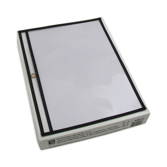 C-Line 75", 12 x 9, 25/BX Stitched Shop Ticket Holders