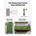 thumbnail image 4 of VEVOR Expandable Fence Privacy Screen, 25.5 x 122 in Expand Artificial Plant Wall, Realistic Artificial Ivy Panel with 50 Zip Ties, Decorative Faux Greenery Backdrop Hedges for Balcony Patio Outdoor, 4 of 9