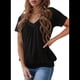 thumbnail image 3 of Tops Casuales de Corta para Mujer, Color Negro, Talla L, 3 of 7