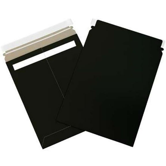 17 x 21 in. Black Self-Seal Flat Mailers Case, Pack of 100