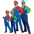 thumbnail image 2 of Cosplay Adultos Y Niños Super Mario Bros Traje De Baile Fiesta De Halloween MARI0 Y LUGI Disfraces Para Regalospangjing, 2 of 4