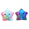 thumbnail image 4 of RKSTN 15.7" LED Twinkle Star Soft Plush Throw Pillows Toys Glowing Stuffed Star Light up Pillow Plush for Valentines's Day Brithday Home Decorations(Multicolor), 4 of 9