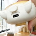 thumbnail image 6 of Personal Fan with Wrist Strap, Cute Cat Shaped Wrist Fan, USB Rechargeable Wearable Watch Fan, 3 Speed Adjustable Portable Mini Fan with Foldable Head for Outdoor Travel and Daily Use, Yellow, 6 of 7