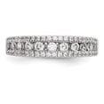 thumbnail image 6 of Auriga 14K White Gold Channel-set Complete Diamond Band for Women Size 7 (0.61ct, Clarity- I1), 6 of 6