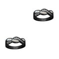 thumbnail image 1 of Minnieouse Anillo de piedra Joyería de moda Dedos Colgante Mano de obra Regalo de cumpleaños Mujeres Compromiso Boda Anillos vintage Tipo 5 Blanco Tipo 5 2piezas, 1 of 6