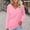 Pink, variant on Spring Tops for Women 2025 Viikei Women's Fall Winter Sweatshirts V Neck,Womens Tops Long Sleeve Dressy Casual,Women's Fashion V-neck Long Sleeve T-Shirts Solid Color Basic Tops Tees Blouses Blue S