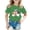 Green, variant on Summer Boys Girls Casual Loose Short Sleeve Tee Tops 3D Print Graphic Funny Colorful Shirts for Kids 6-16 Years