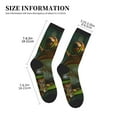 thumbnail image 3 of KLL Intellectual Frog Pond Print Cool Socks Men's Women's Crew Socks Funny Crazy Novelty Stockings, 3 of 7