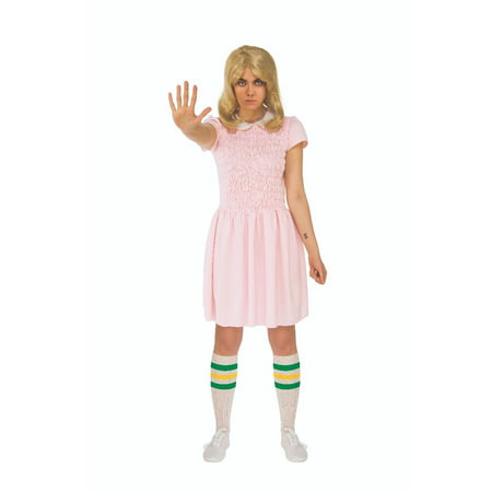 Eleven from Stranger Things Netflix Pink Dress Adult 821130