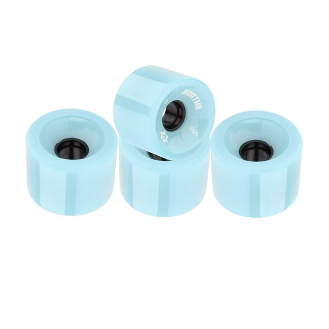 jinwen 4Pcs Skateboard Wheels Replacement Roller Cruiser Maintenance Parts Cyan
