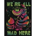 thumbnail image 2 of Men's Alice in Wonderland Rainbow Cheshire Tank Top Black 2X Large, 2 of 5