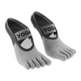 thumbnail image 2 of Unique Bargains 1 Pair Five Toe Socks Non-Slip Classic Socks for Women Light Gray, 2 of 6