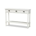 thumbnail image 1 of Baxton Studio Garvey French Provincial White Finished Wood 3-Drawer Entryway Console Table, 1 of 5