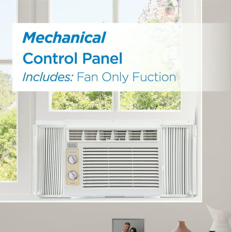 Black & Decker Window Air Conditioner 5000 BTU, Cools Up to 150 sq