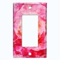 thumbnail image 5 of Metal Light Switch Plate Outlet Cover Pink Rose Flower ROS002, 5 of 13