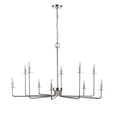 thumbnail image 3 of Millennium Lighting  Marceline 8/10 Chandelier Ceiling Light 10 - Polished Nickel, 3 of 6