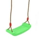 thumbnail image 5 of Juguete de columpio con tabla de asiento verde para niños, accesorio de entretenimiento para interiores y exteriores (44x16,5 cm/17,3x6,5 pulgadas), 5 of 10