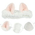 thumbnail image 3 of Unique Bargains Cute Cartoon Cat Ears Headbands for Women 7.09"x6.50"  1 Pc White, 3 of 6