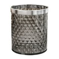 thumbnail image 3 of Papelera redonda elegante de 16 L, transparente, reutilizable. Gris, 3 of 9