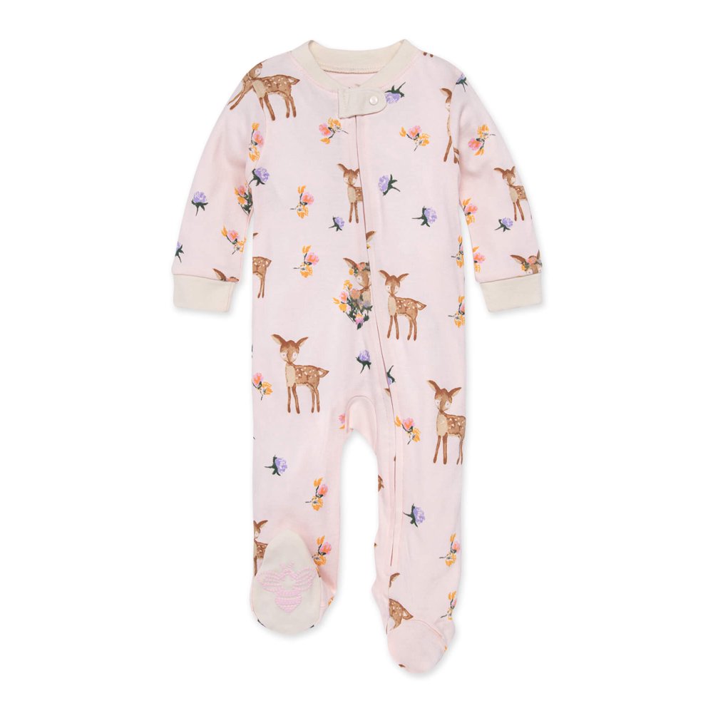 Burt's Bees Baby Burt's Bees Baby Baby Girl Sleep and Play PJs, 100